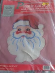 Hobby Kraft Plastic Canvas Wall/door Decoration Santa's Face Kit 10" X 13". Fixed Price $12.50.