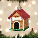 Old World Christmas Dog House Glass Ornament 20113. Fixed Price $21.88.