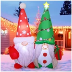 Goosh 4.2 Ft Christmas Inflatables Gnomes Wears Tree Hat Colorful. Fixed Price $57.11.