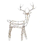 New Home Accents Holiday 4 Ft. Led Brown Wire Reindeer Yard Decoration. Fixed Price $69.00.