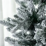 Homcom 6' Artificial Christmas Tree With Sonw Flocked, Auto Open. Fixed Price $93.09.