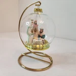 House Of Lloyd Christmas Around The World Glass Ornament Three Kings With Stand. Fixed Price $12.00.