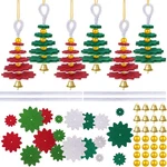 Hollowfly 24 Sets Felt Christmas Tree Ornament Craft Kit Small Layered Christ.... Fixed Price $36.97.