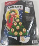 J&p Coats Christmas Stocking Felt Kit Applique Ashley Star #28137 Vintage. Fixed Price $14.99.