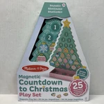 Melissa & Doug Countdown To Christmas Wooden Magnetic Advent Calendar Tree New. Fixed Price $20.69.