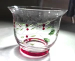 Tealight Votive Candle Holders Pfaltzgraff Winterberry Holiday Glass Christmas. Fixed Price $24.99.