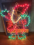 Christmas Rope Light Santa Claus Indoor/outdoor 20" Window Decoration Holiday. Fixed Price $33.00.