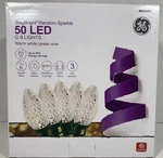 Ge Staybright 50-COUNT 24.5-FT Random Sparkle Warm White C9 Led Christmas Lights. Fixed Price $26.99.