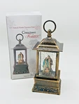 Christmas Forever Santa & Friends Glitter Lantern Nativity 10.5" New. Fixed Price $29.99.