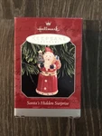 Vintage Hallmark Keepsake Christmas Ornament Santa Hinged Trinket Box 1998. Fixed Price $10.00.