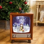 Northlight 21" Led Lighted Musical Snowing Windmill Tv Set Decoration. Fixed Price $273.49.