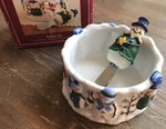 St. Nicholas Square 4.5" 'button Up' Christmas Snowman Dip Mix Set. Fixed Price $9.99.