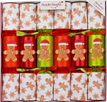 Robin Reed 13" Christmas Crackers, Racing Gingerbread -box Of 6 (72311) Handmade. Fixed Price $44.47.