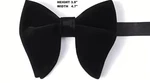 U.s.a. Best Quality Black Velvet Tear Drop Bow Tuxedo Real Pre Tied. Fixed Price $20.95.