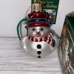 Old World Christmas Blown Glass Ornaments Mini 1 Snowman. Fixed Price $15.95.