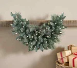Bethlehem Lights 36" Overlit Swag With 3-IN-1 Leds Blue Spruce Christmas Decor. Fixed Price $43.99.