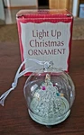 Ganz Up Glass Christmas Tree Ornament Alternating Multi Color Lights. Fixed Price $12.00.