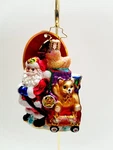 Christopher Radko - Showered With Toys Gem #1016762 Santa Pulling Wagon Of. Fixed Price $41.65.