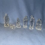 Vtg Chadwick Glass Nativity Christmas Holiday 6 Piece 1995 Mary Baby 3 Wise Men. Fixed Price $21.00.