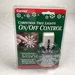 Carlon Christmas Tree Lights On/off Touch Control Silver Ornament 600 Watt 2004. Fixed Price $14.98.