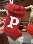 Letter Wondershop Monogram Mini Christmas Stocking Initial Red Knit Target. Fixed Price $14.99.