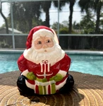 Santa Christmas Ceramic Napkin Holder Trim Home Holiday Table Decor Vintage. Fixed Price $24.99.