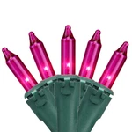 Northlight 100CT Pink Mini Christmas Lights - 34FT, Green Wire. Fixed Price $35.27.