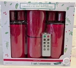 New Sealed Ashland 8 Flameless Red Candles With Remote. Fixed Price $22.00.