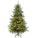 Homcom 6' Artificial Prelit Christmas Trees Holiday Decor With Warm White Led. Fixed Price $147.98.
