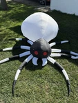 Gemmy Projection Airblown Kaleidoscope Black/white Spider 8 Ft. Fixed Price $45.00.