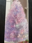 Christmas Tree 32 White Fiber Optic Lighted Changes Colors Holiday Time. Fixed Price $32.00.