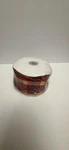 Vgoodall Wired Ribbon Plaid Gold Buffalo Check Christmas Holiday Large Roll. Fixed Price $16.87.