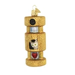 Old World Christmas 3.50IN Cat Tower, Glass, Scratch Relax Sleep 12633. Fixed Price $25.99.