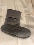 Pottery Barn Faux Fur Christmas Stocking - Grey. Fixed Price $24.00.
