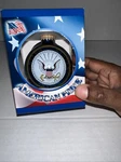Christmas Ornament Krebs 3-1/4" U.s. Navy Military Service Salute Logo & Hymn. Fixed Price $10.93.