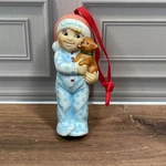 Hallmark Keepsake 2000 Grandson Christmas Ornament 3" Boy With Puppy. Fixed Price $6.27.