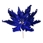Vickerman 22" Velvet Sequin Poinsettia Artificial Christmas Pick Blue. Fixed Price $40.99.