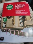 6 Winter Wonder Lane 10 Inch Candy Cane Pathway Markers String Lights. Fixed Price $19.99.