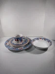 Debbie Mumm Sakura Snowman Stoneware 5 Pc Place Setting Xmas Free Shipping. Fixed Price $25.00.