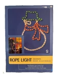 Vtg Snowman Rope Light Indoor/outdoor 20" Window Decoration Holiday Christmas. Fixed Price $17.66.