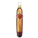 Inge Cuban Cigar German Blown Glass Christmas Ornament Havana All Fired Up. Fixed Price $24.09.