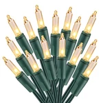 Brizled Warm White Clear Christmas Lights Counts, - 100CT. Fixed Price $21.99.