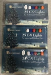 Set Vintage Traditions Christmas Lights 25 Indoor Outdoor C9 Sealed!. Fixed Price $64.99.