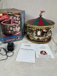 Mr Christmas Animated 1994 Holiday Carousel Merry Round Musical In Good Cond. Fixed Price $95.00.