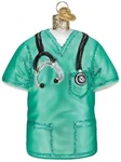 Scrubs Blown Glass Christmas Ornament By Old World. Fixed Price $24.99.