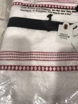 Hearth & Hand Magnolia Ivory Embroidered Stripe Christmas Tree Skirt 52" New. Fixed Price $25.99.
