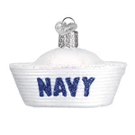 Old World Christmas Navy Cap Glass Ornament Free Box 32377 New. Fixed Price $17.98.