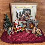 2002 Grandeur Noel Porcelain "santa Scene" Collector's Edition Complete Box. Fixed Price $125.95.