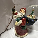 Russ The Christmas Sampler Hand Painted Santa Snow Globe #16704. Fixed Price $16.07.