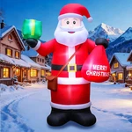 14FT Inflatable Santa Claus With Led Lights - Giant Holiday Yard Cor. Fixed Price $166.99.